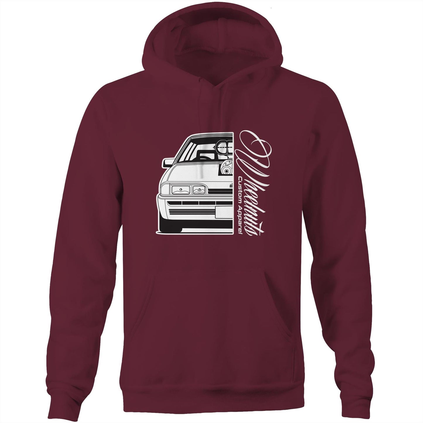 VL Blown AS Colour Stencil - Pocket Hoodie Sweatshirt