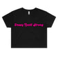 Pussy Built Strong AS Colour - Women's Crop Tee