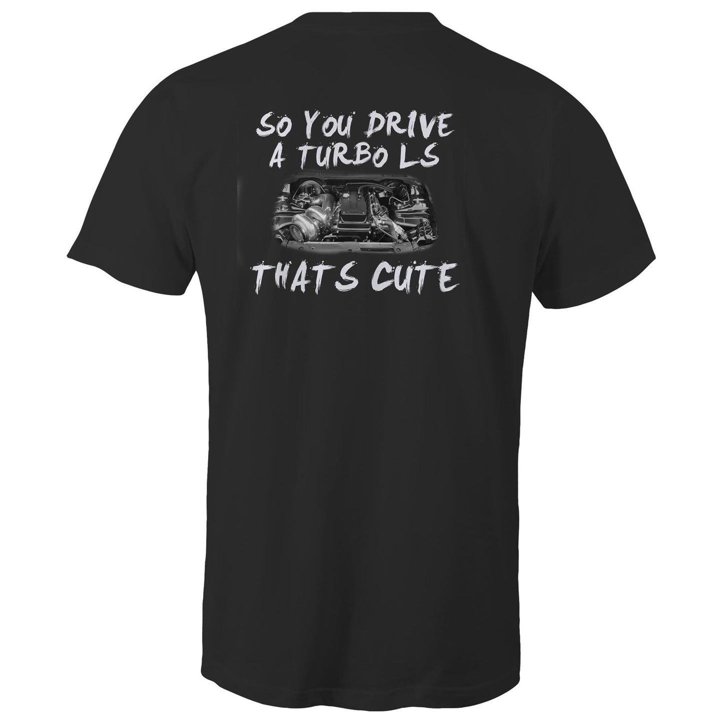 Thats Cute Barra Turbo WN Logo Small AS Colour T-Shirt