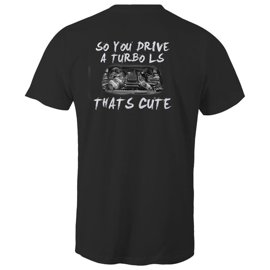 Thats Cute Barra Turbo WN Logo Small AS Colour T-Shirt