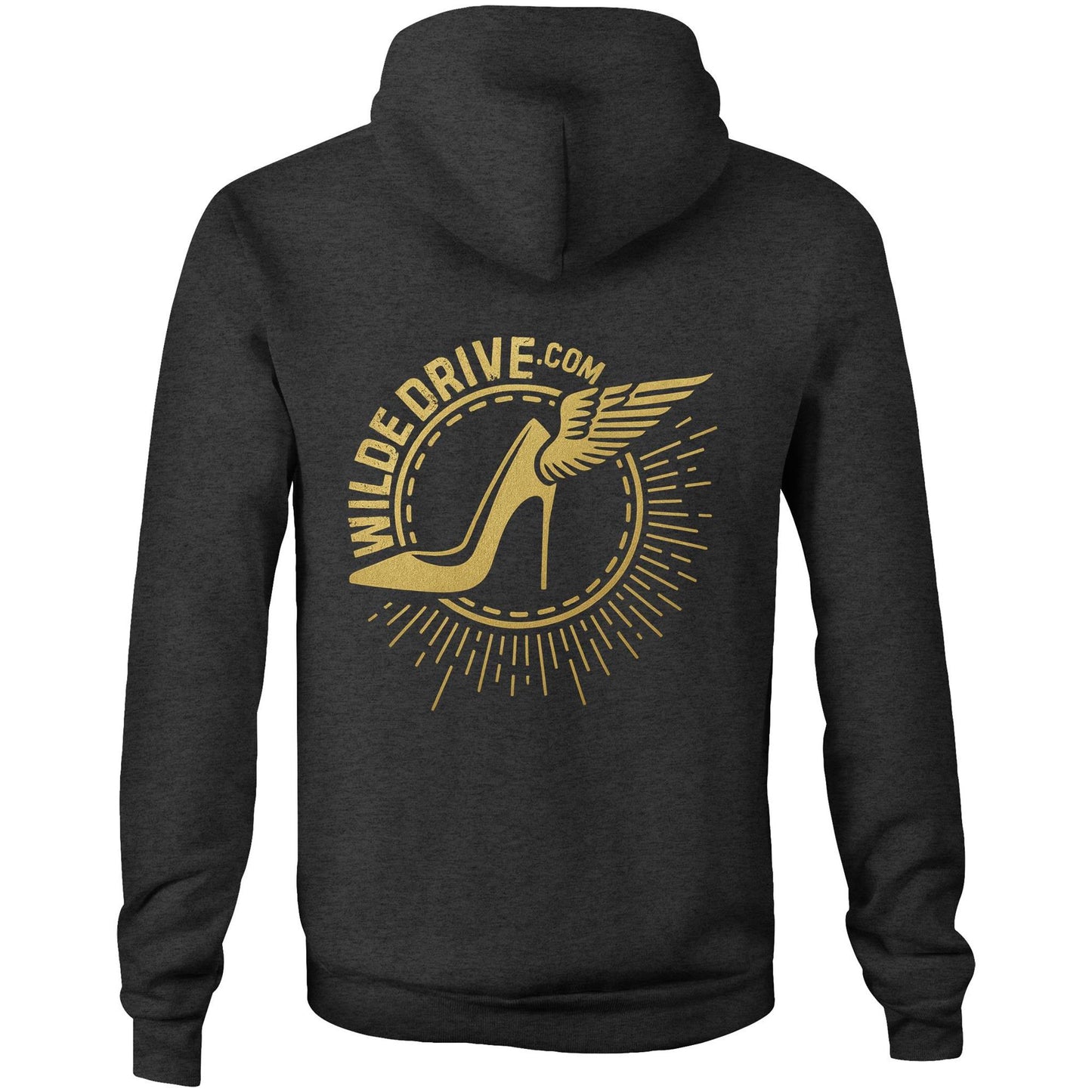 WILDE DRIVE.COM AS Colour Stencil - Pocket Hoodie Sweatshirt