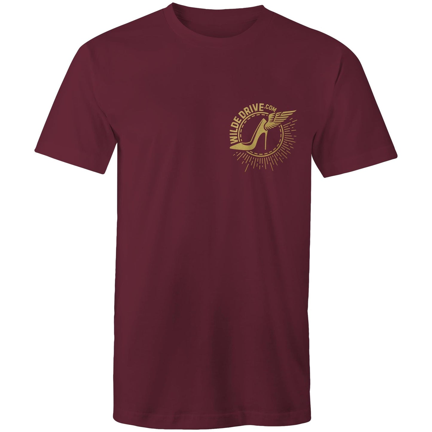 WILDE DRIVE.COM DOUBLE LOGO AS Colour Mens T-Shirt