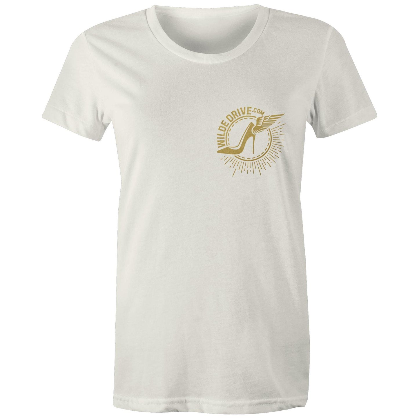 WILDE DRIVE.COM DOUBLE AS Colour - Women's Maple Organic Tee