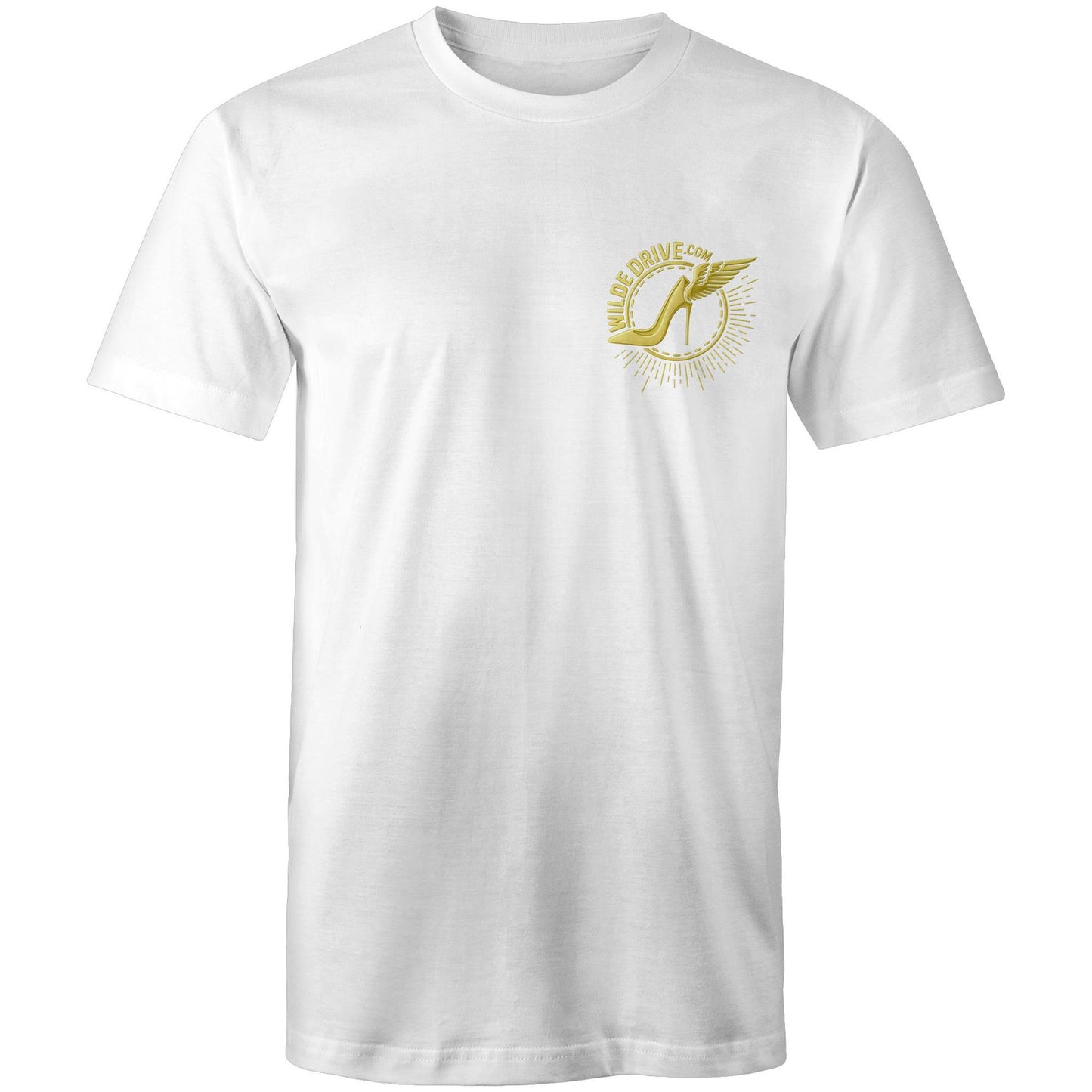 WILDE DRIVE.COM  LIMITED EDITION GOLD CHROME AS Colour Mens T-Shirt