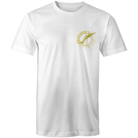 WILDE DRIVE.COM  LIMITED EDITION GOLD CHROME AS Colour Mens T-Shirt