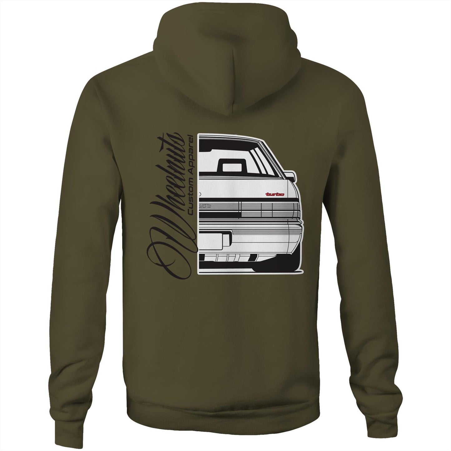 VL Calais Turbo AS Colour Stencil - Pocket Hoodie Sweatshirt