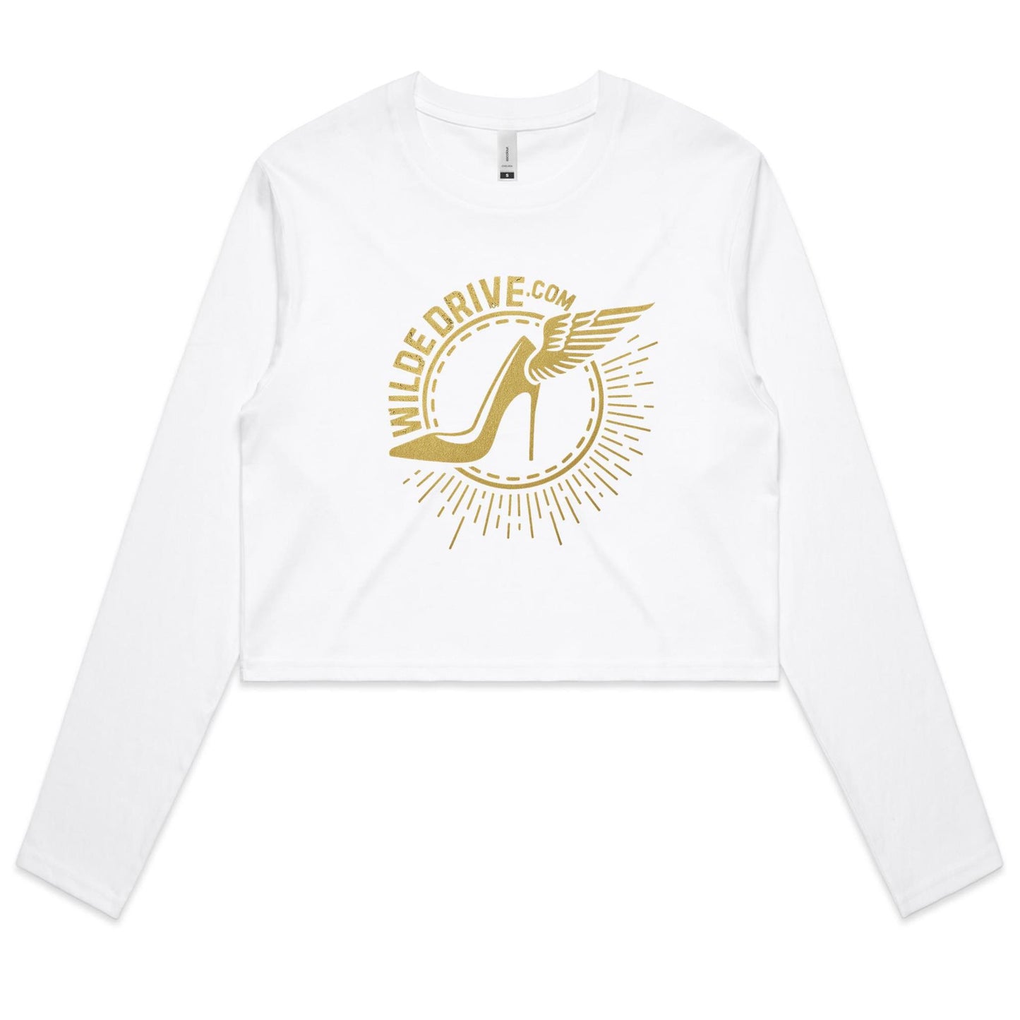 WILDE DRIVE.COM AS Colour - Women's Long Sleeve Crop Tee