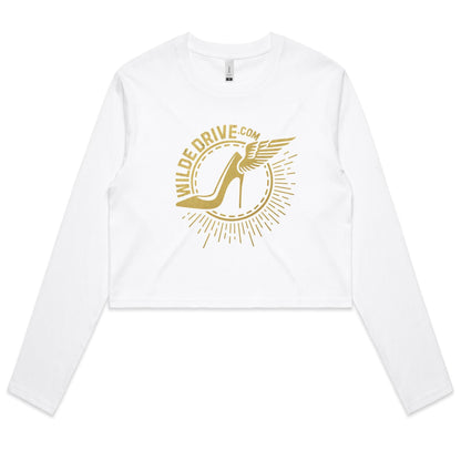 WILDE DRIVE.COM AS Colour - Women's Long Sleeve Crop Tee