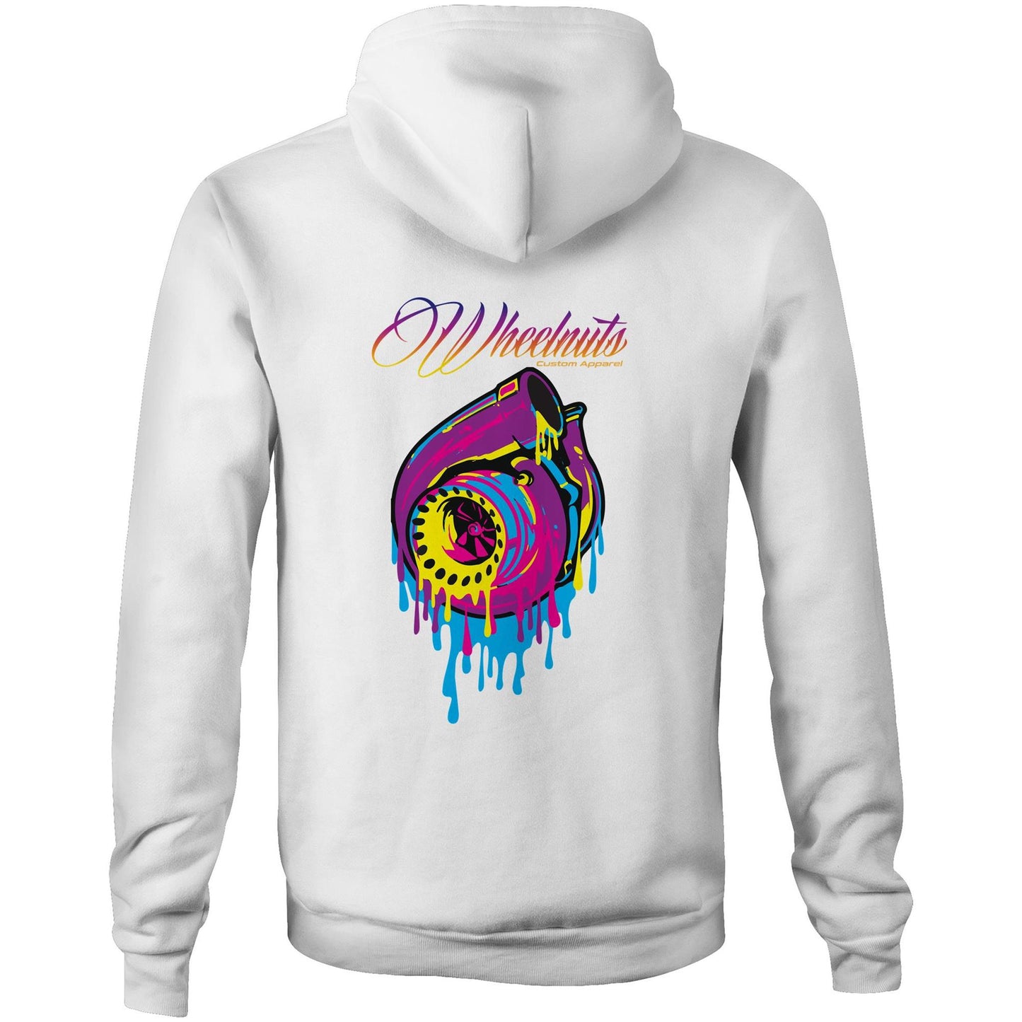 Rainbow Turbo - Pocket Hoodie Sweatshirt