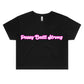 Pussy Built Strong  Colour - Women's Crop Tee
