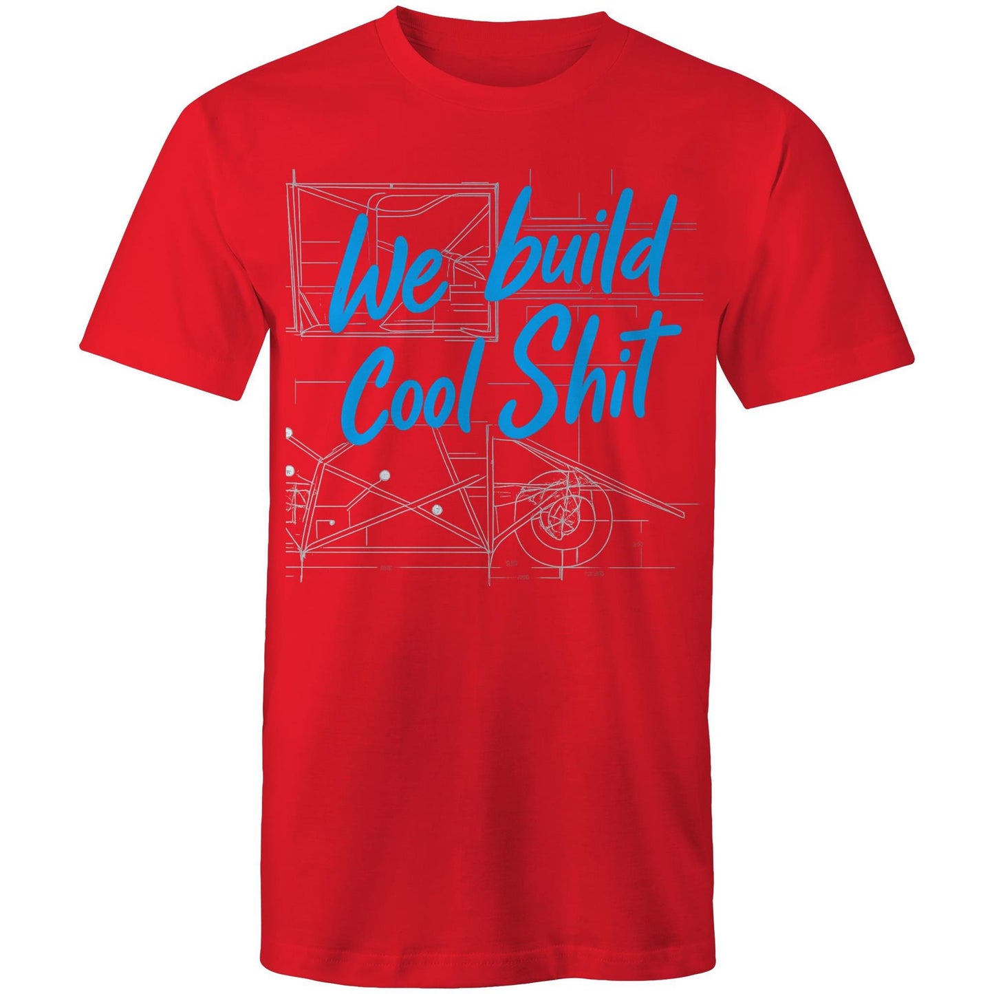 We Build Cool Shit AS Colour Mens T-Shirt
