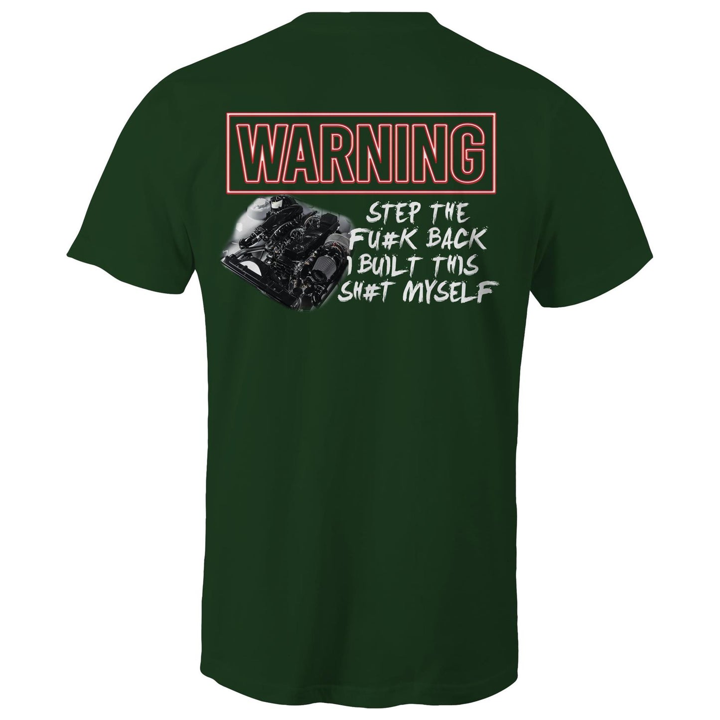 STAND BACK I BUILT THIS AS Colour Mens T-Shirt