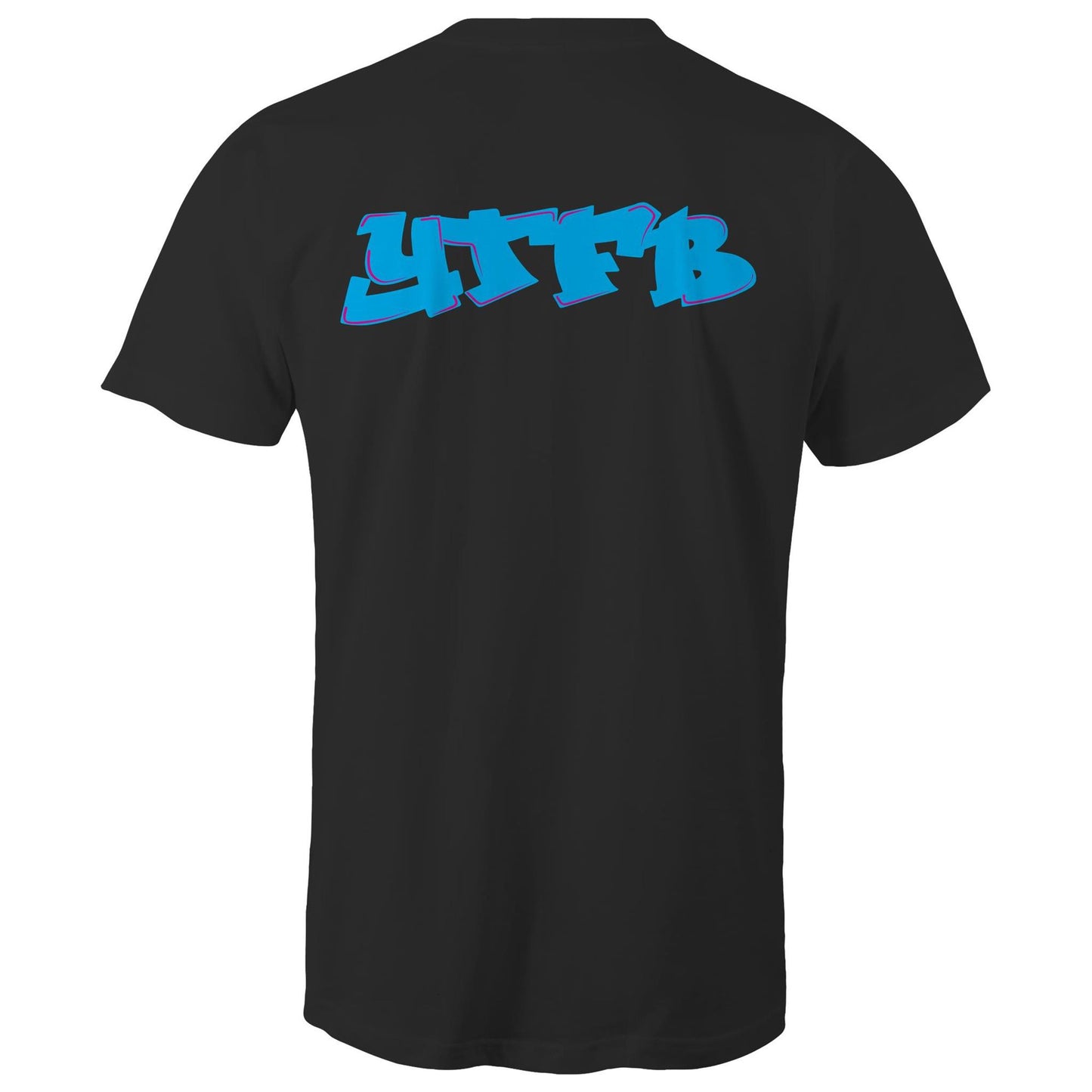 WTFB Graffiti Blue - Double Logo Tee