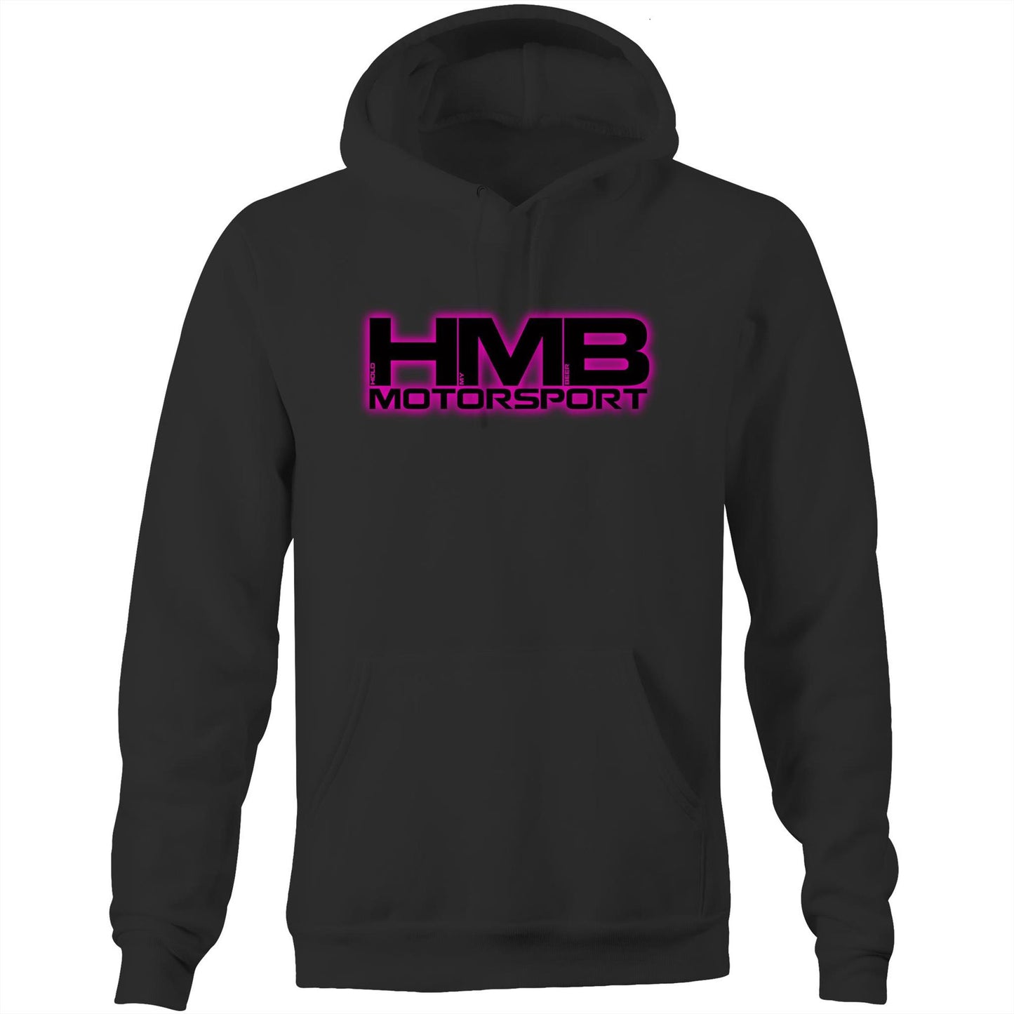 HMB Pink - AS Colour Stencil - Pocket Hoodie Sweatshirt