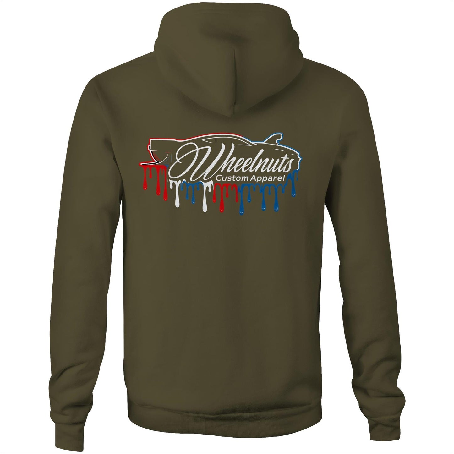 WN Dripping Ozzie AS Colour Stencil - Pocket Hoodie Sweatshirt