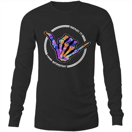 HMB Send It Multi Colour AS Colour Mens Long Sleeve Tee