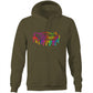 WN Logo Dripping AS Colour Stencil - Pocket Hoodie Sweatshirt