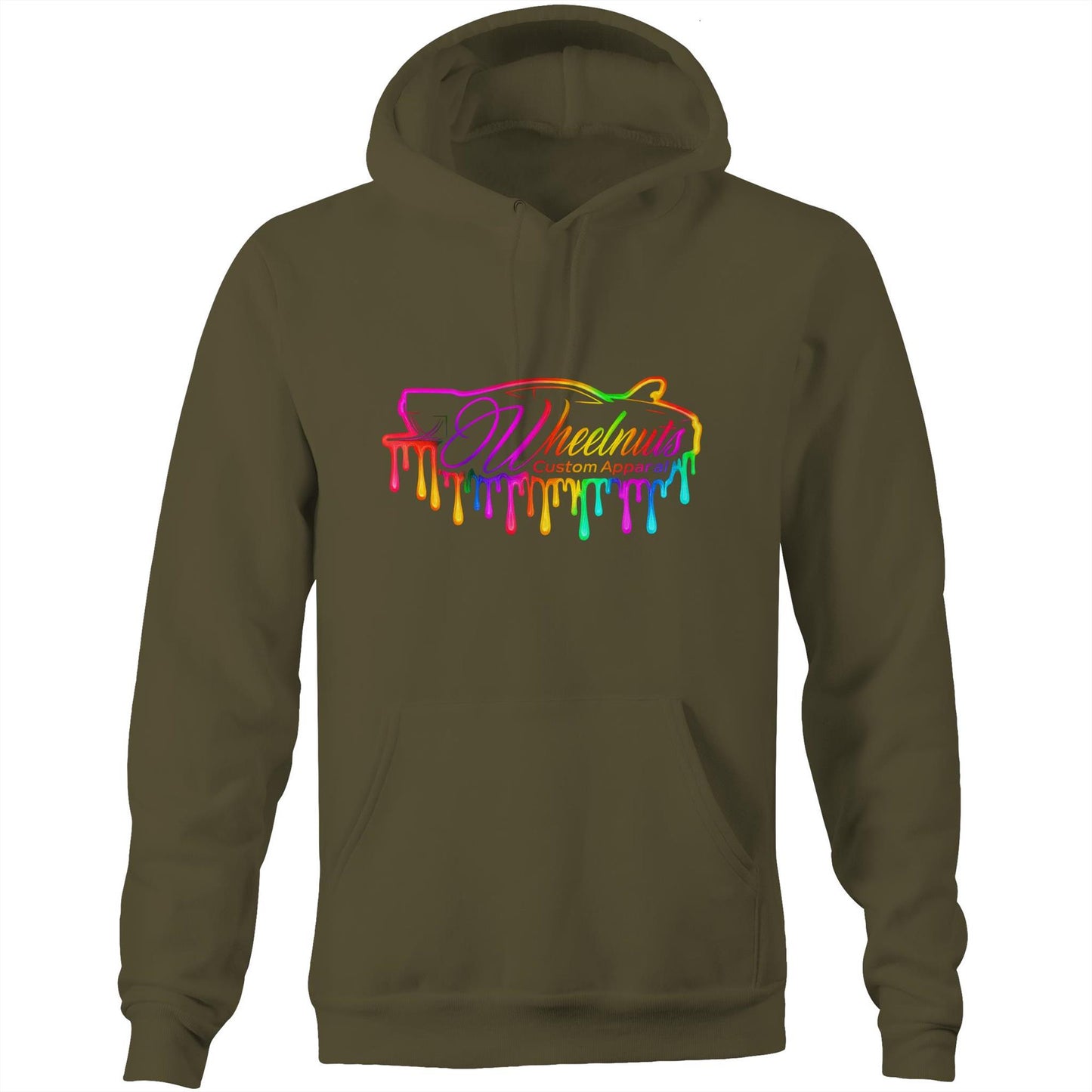 WN Logo Dripping AS Colour Stencil - Pocket Hoodie Sweatshirt