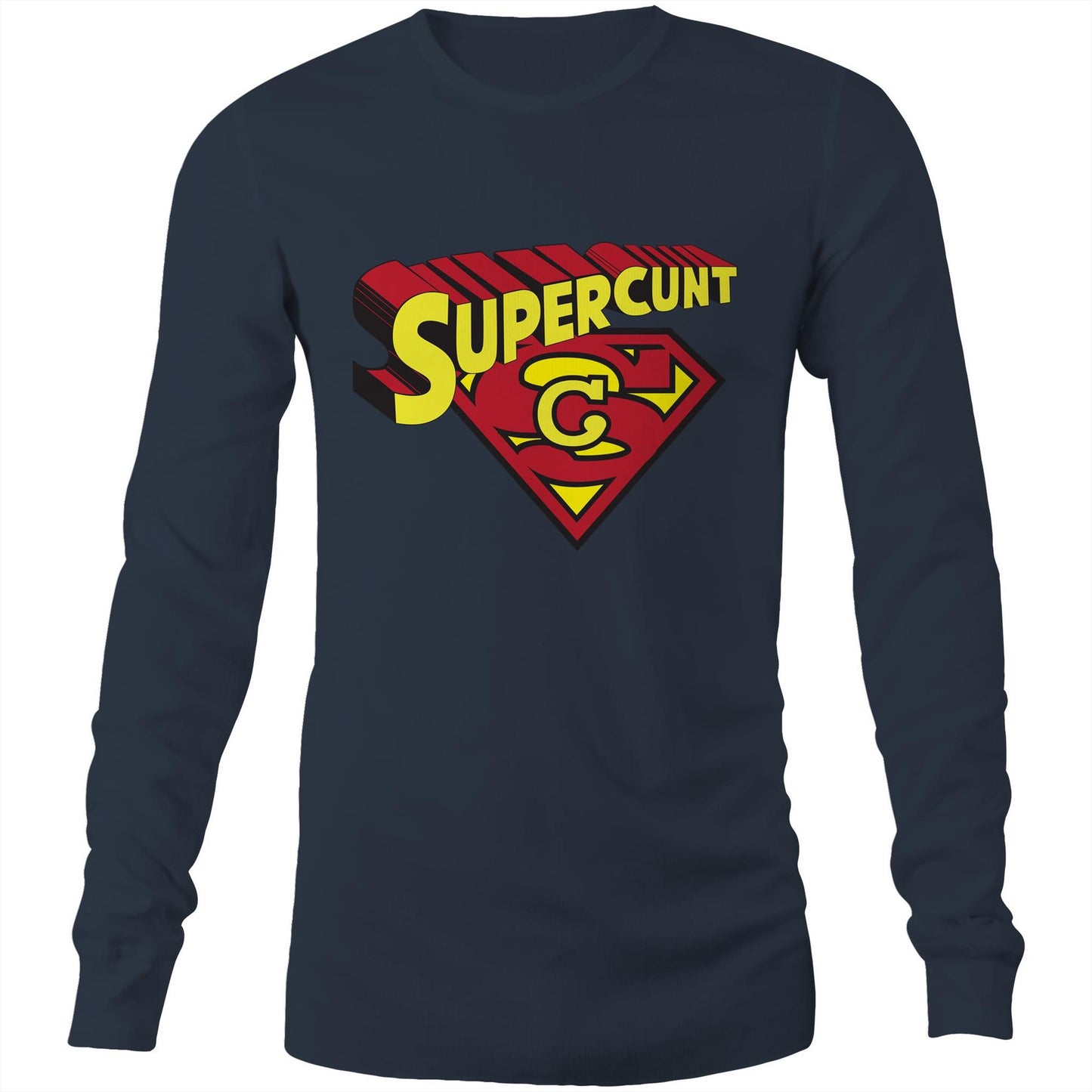 Supercunt - Mens Long Sleeve T-Shirt