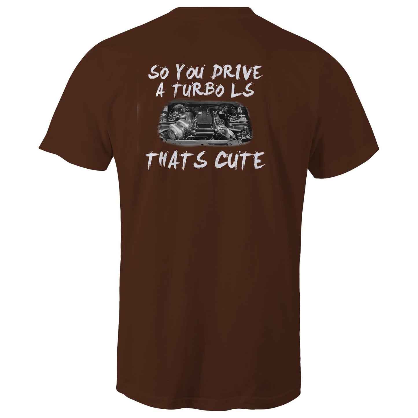 Thats Cute Barra Turbo WN Logo Small AS Colour T-Shirt