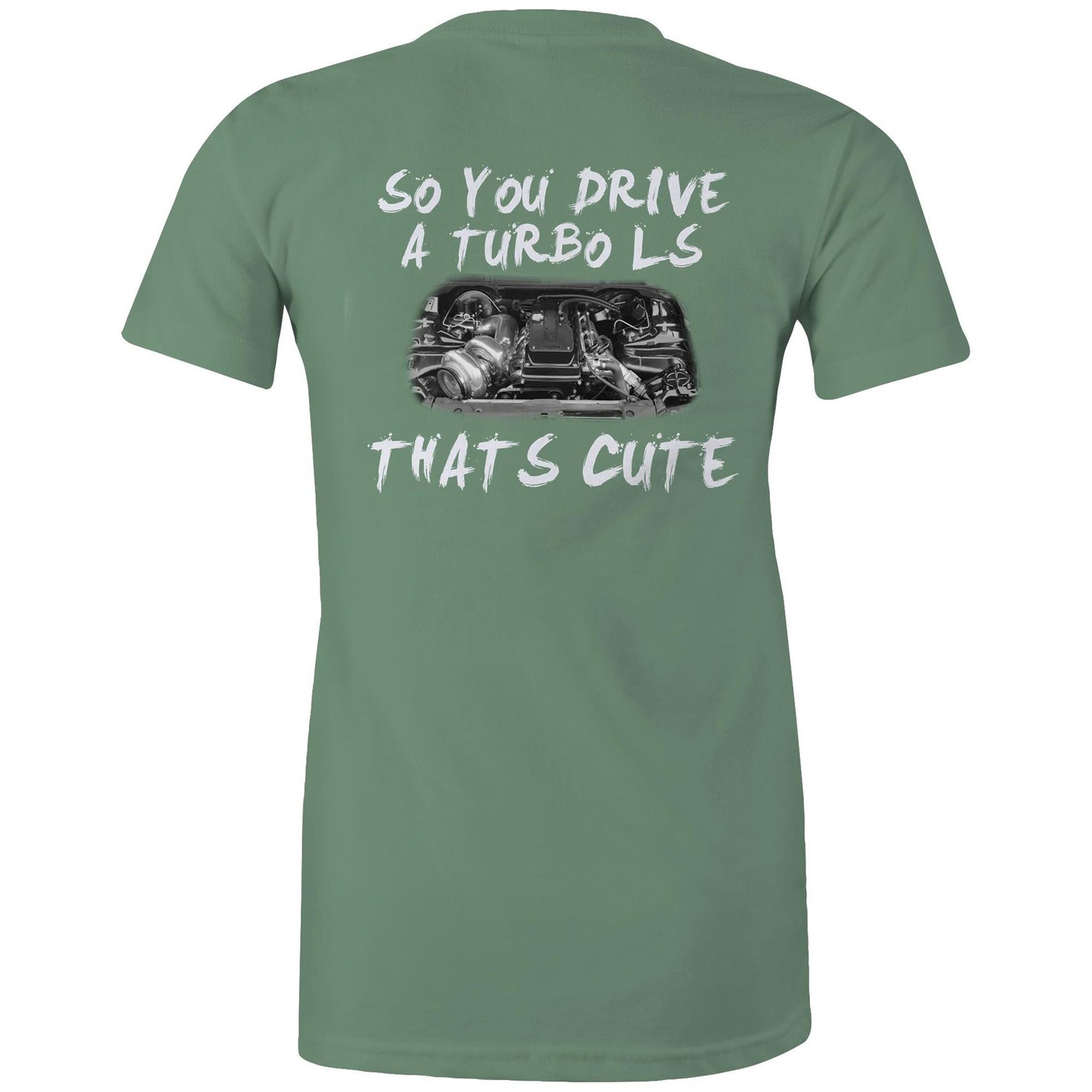 Thats Cute Barra Turbo WN Logo AS Colour Women's Tee