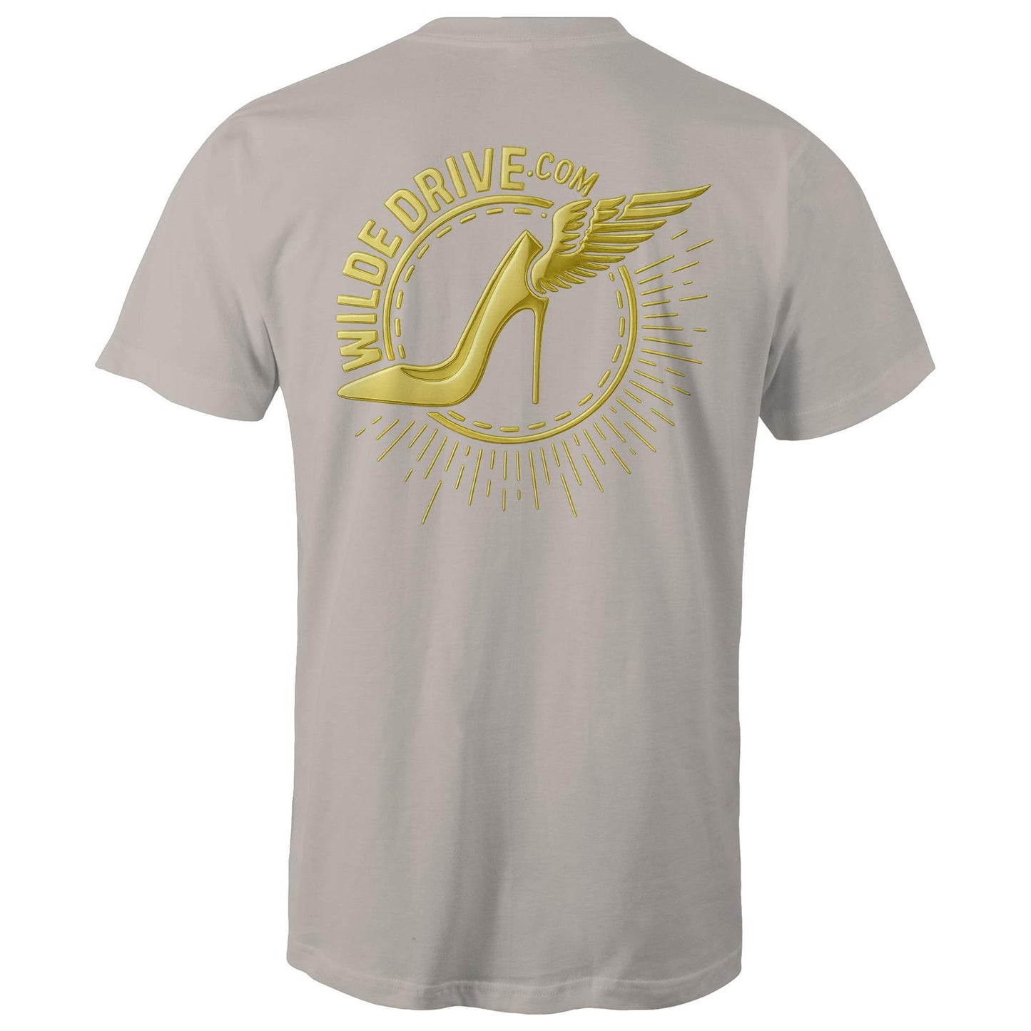 WILDE DRIVE.COM  LIMITED EDITION GOLD CHROME AS Colour Mens T-Shirt