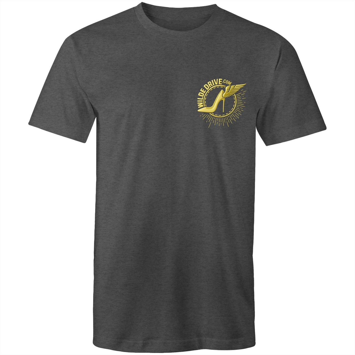 WILDE DRIVE.COM  LIMITED EDITION GOLD CHROME AS Colour Mens T-Shirt