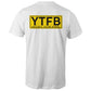 YTFB License Plate - Double Logo Tee