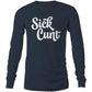 Sick Cunt White  Colour - Mens Long Sleeve T-Shirt