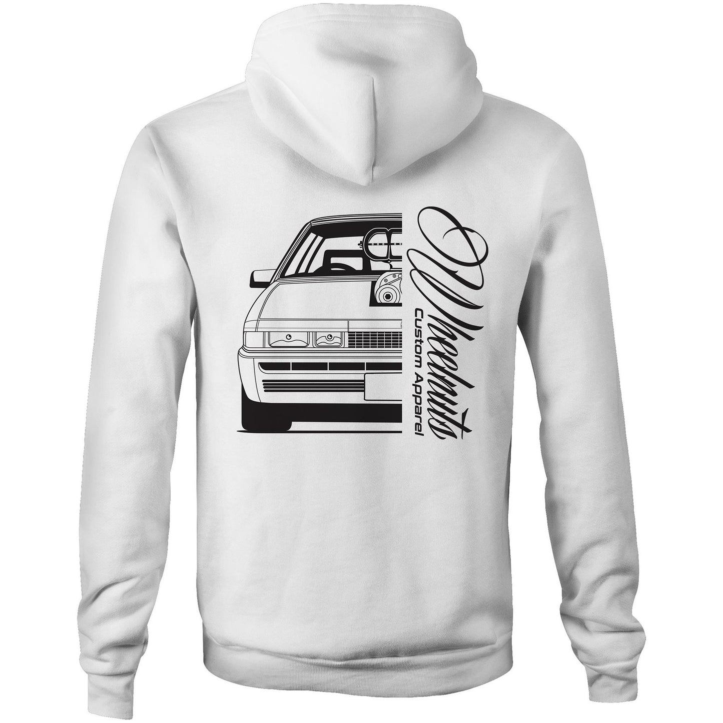 VL Calais Blown AS Colour Stencil - Pocket Hoodie Sweatshirt