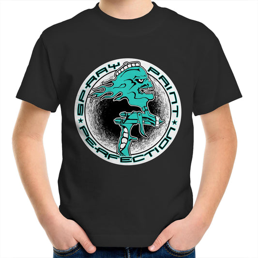 Spray Paint Perfection AS Colour Kids Youth T-Shirt