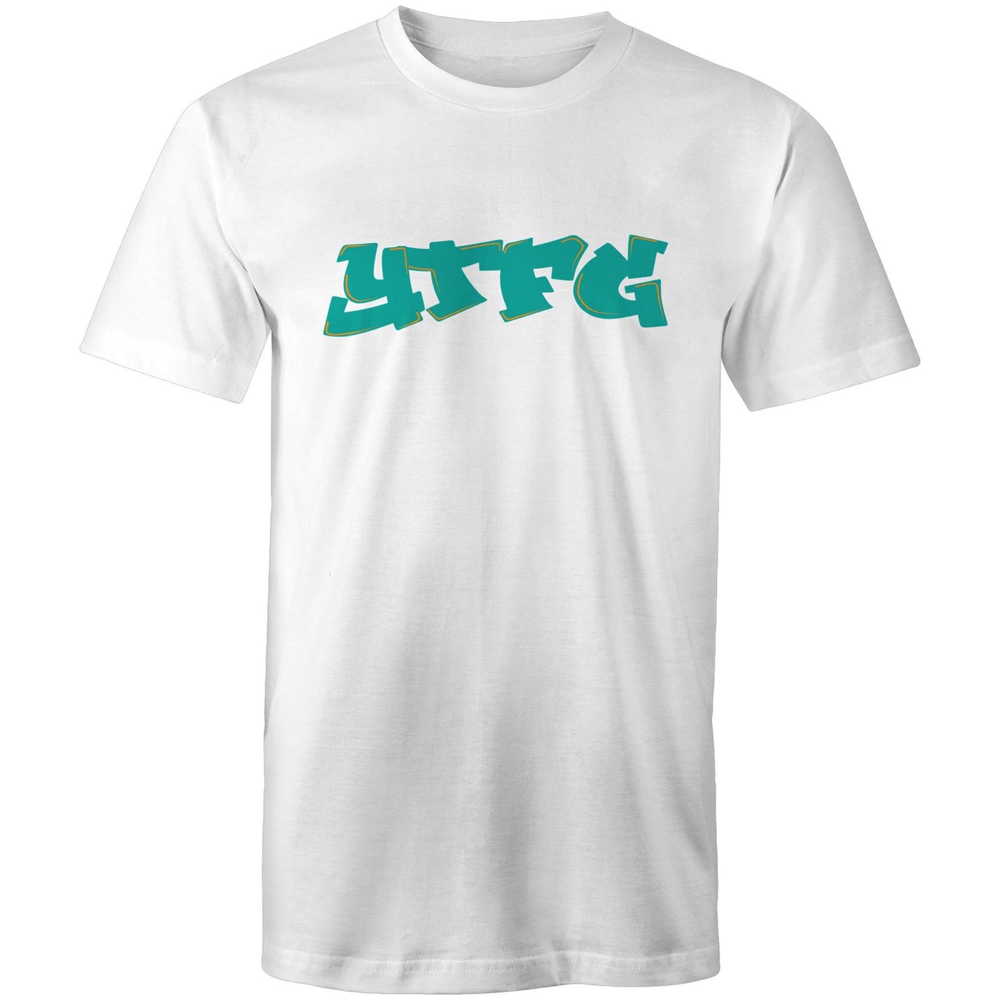 YTFG Graffiti Blue - Front Logo Tee