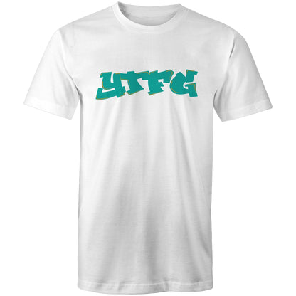 YTFG Graffiti Blue - Front Logo Tee