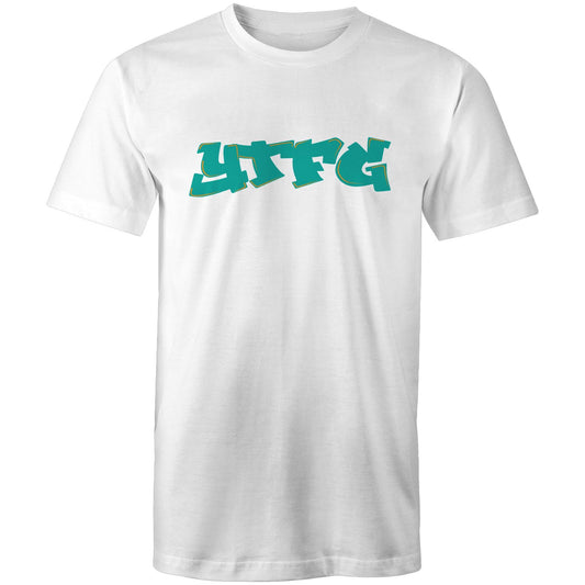 YTFG Graffiti Blue - Front Logo Tee