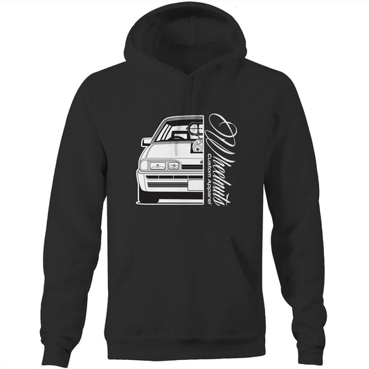 VL Blown AS Colour Stencil - Pocket Hoodie Sweatshirt