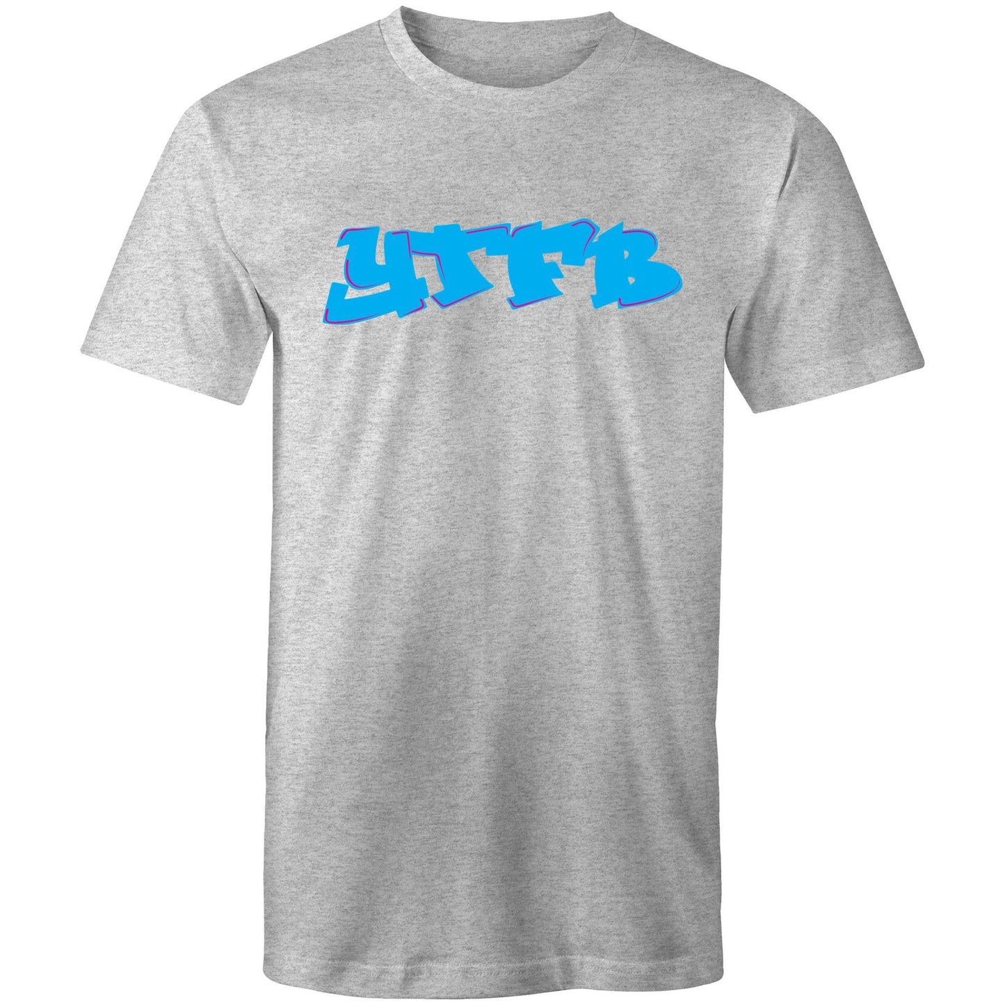 YTFB Graffiti Blue - Front Logo Tee