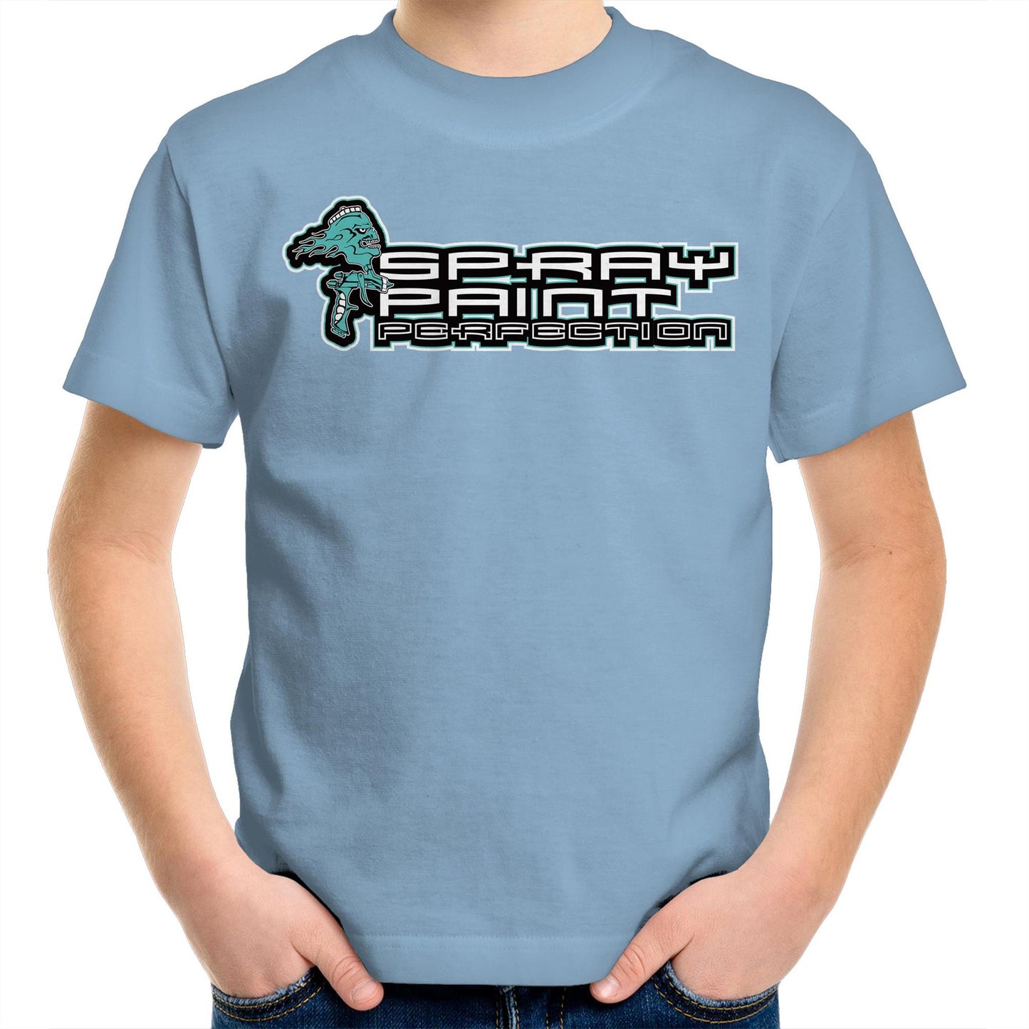 Spray Paint Perfection AS Colour Kids Youth T-Shirt