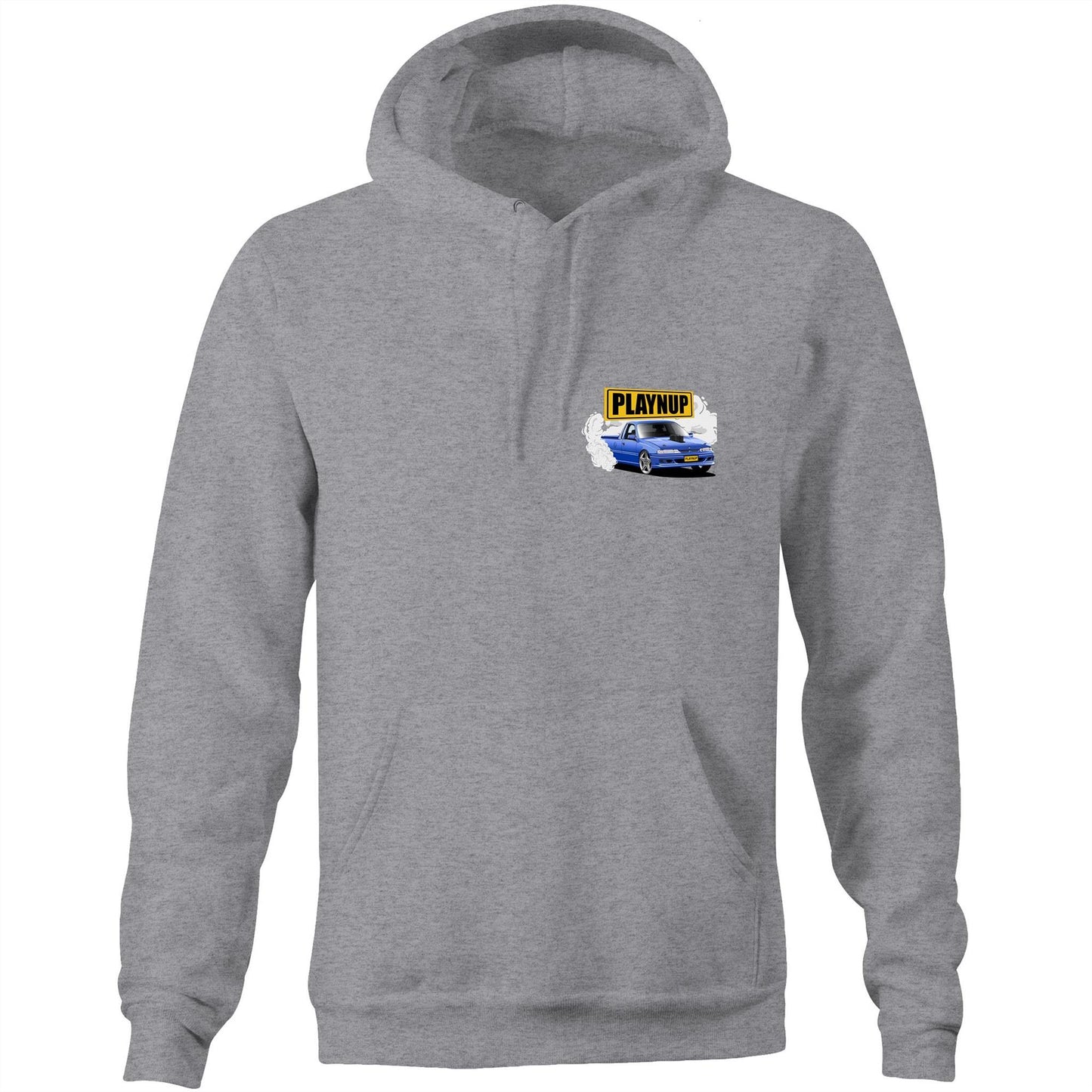 Playnup LS Skid Ute 2 sides Hoodie AS Colour Stencil