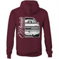 VL Calais Turbo Front Back AS Colour Stencil - Pocket Hoodie Sweatshirt
