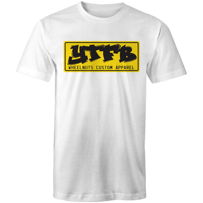 YTFB License Plate Graffiti - Front Logo Tee