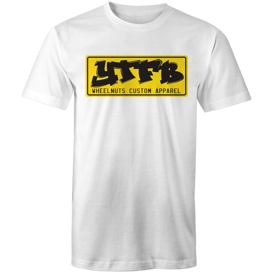 YTFB License Plate Graffiti - Front Logo Tee