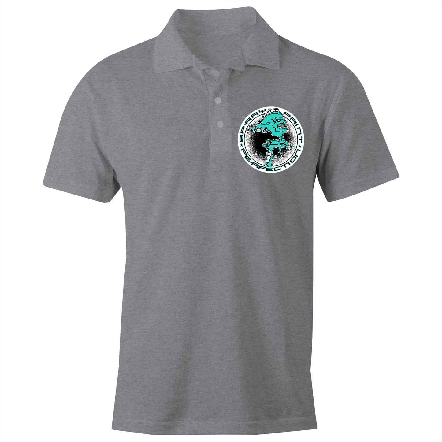 Spray Paint Perfection AS Colour Polo Shirt