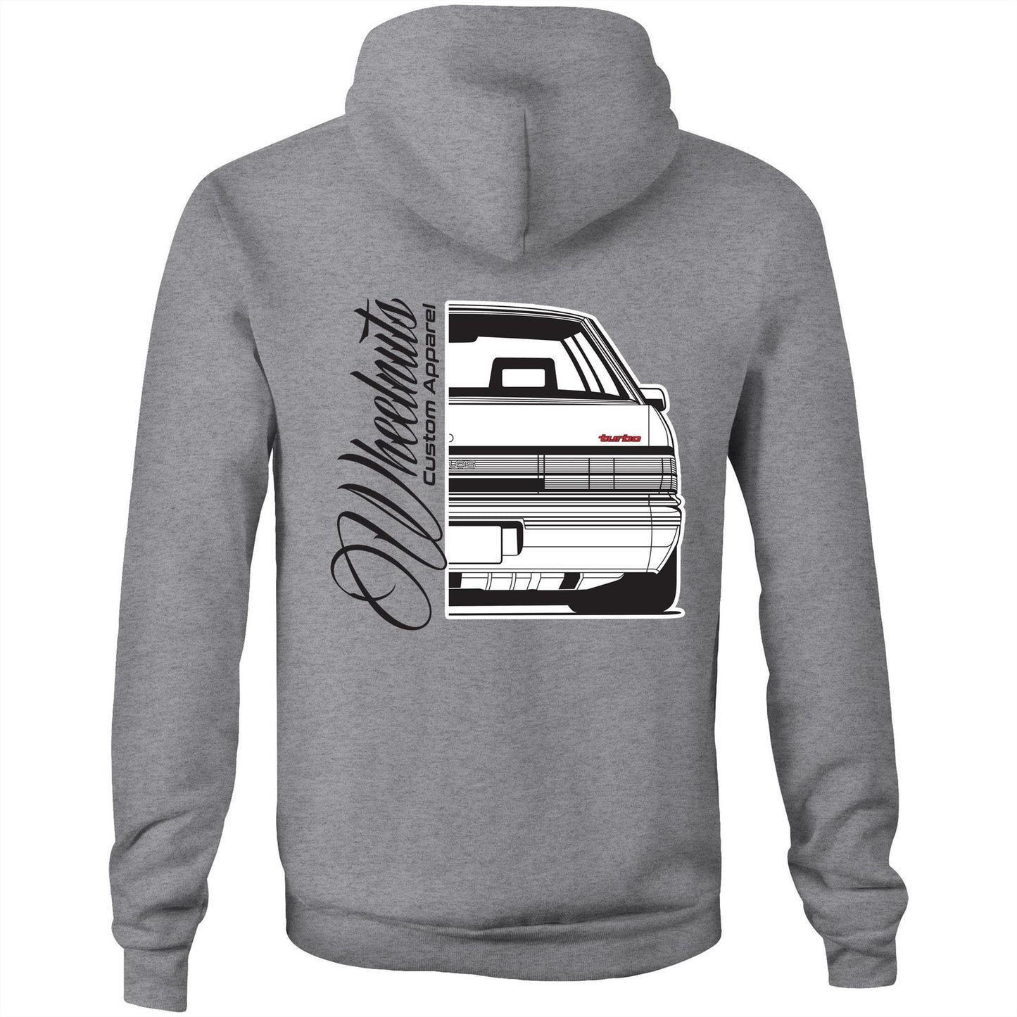 VL Calais Turbo AS Colour Stencil - Pocket Hoodie Sweatshirt