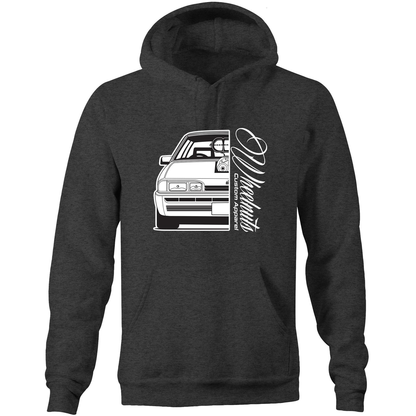 VL Blown AS Colour Stencil - Pocket Hoodie Sweatshirt