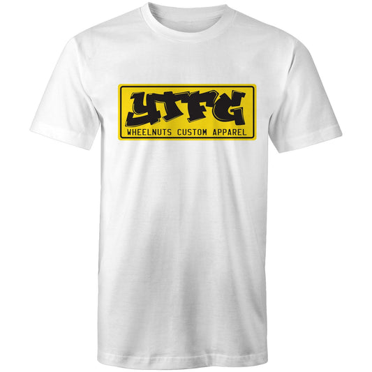 YTFG License Plate Graffiti - Front Logo Tee