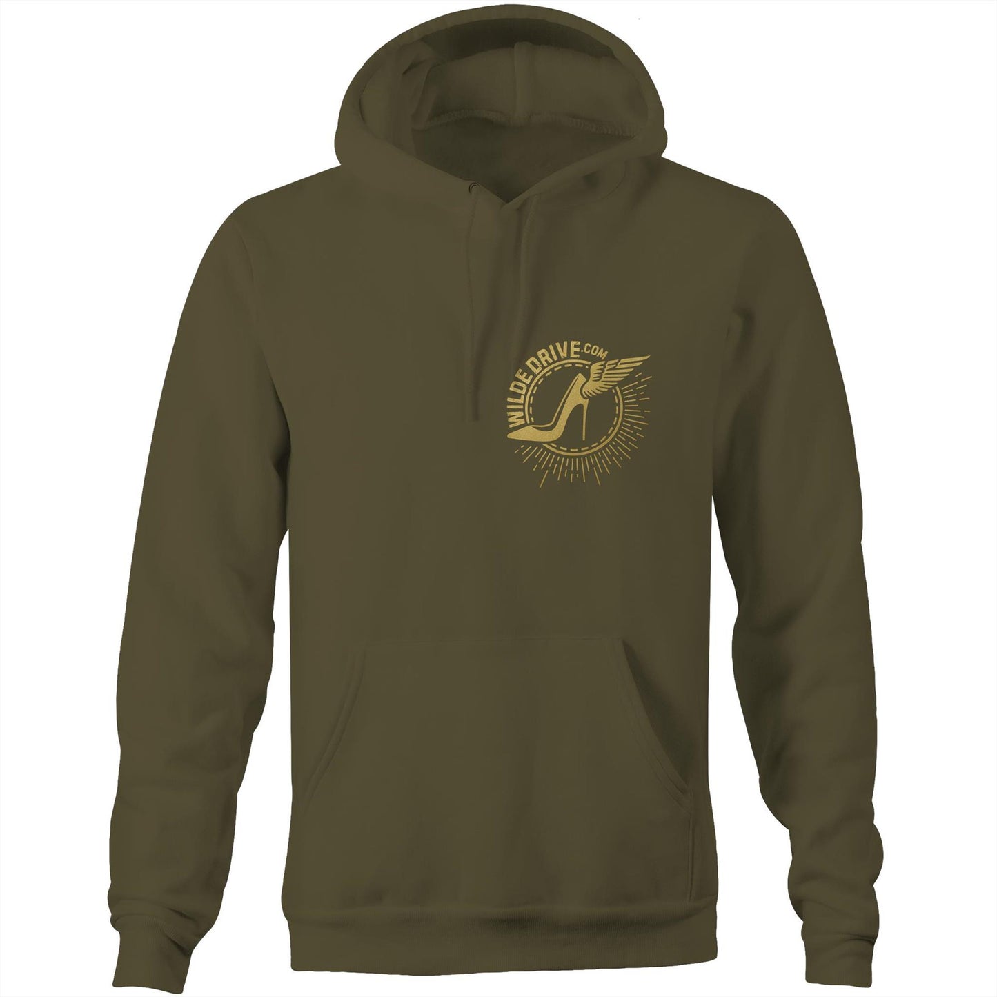 WILDE DRIVE.COM AS Colour Stencil - Pocket Hoodie Sweatshirt