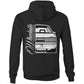 VL Calais Turbo Front Back AS Colour Stencil - Pocket Hoodie Sweatshirt