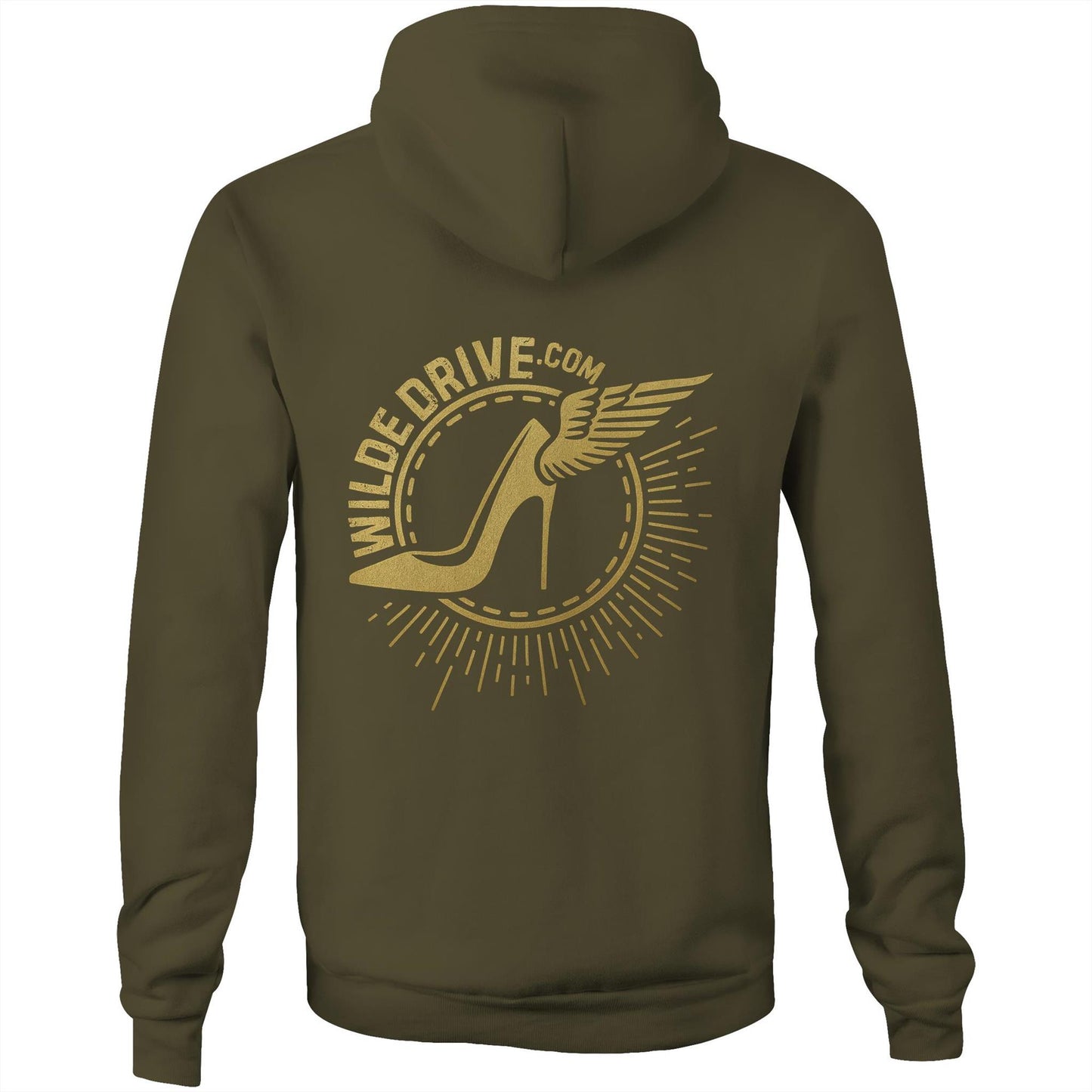 WILDE DRIVE.COM AS Colour Stencil - Pocket Hoodie Sweatshirt