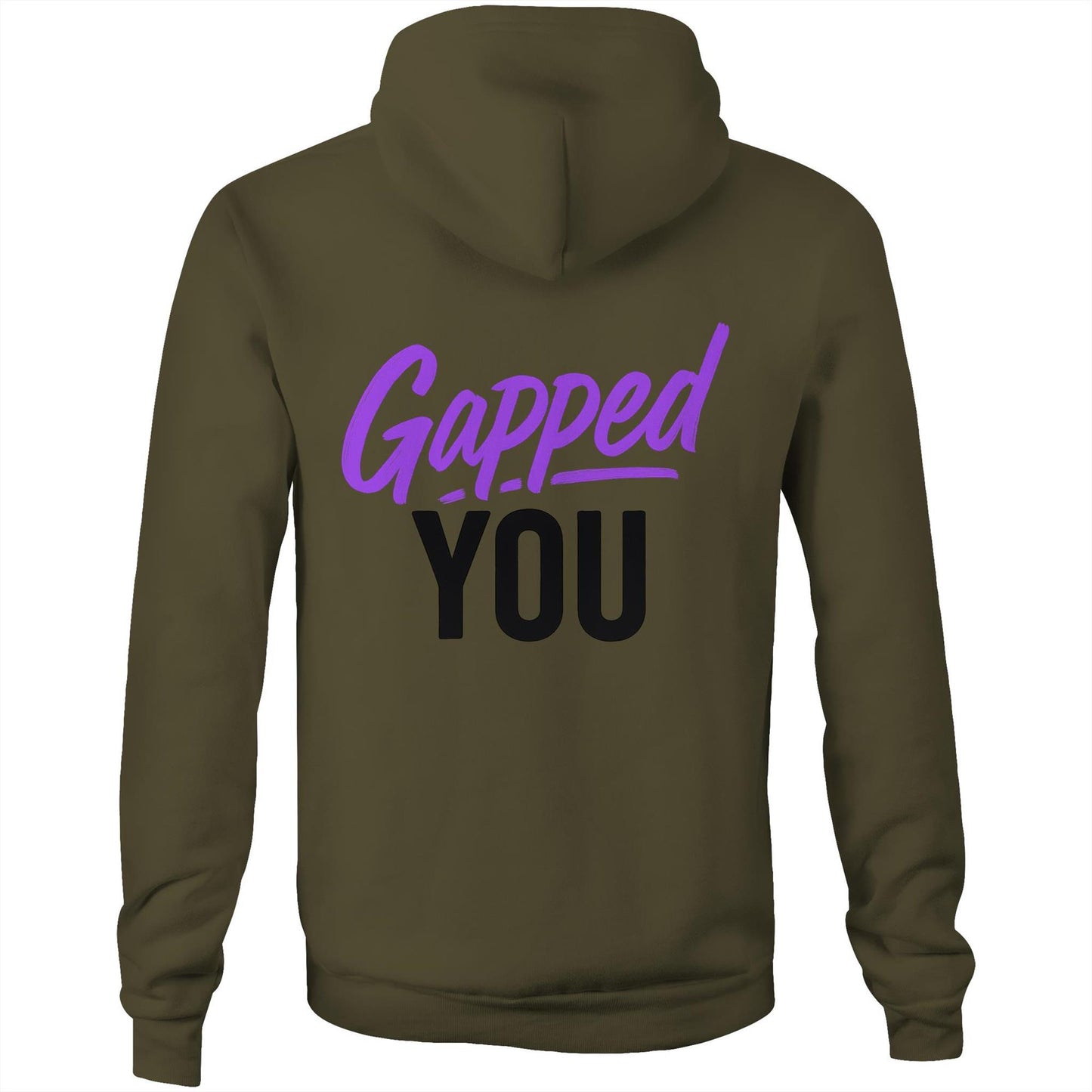 Gapped You AS Colour Stencil - Pocket Hoodie Sweatshirt