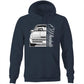 VL Calais Turbo Front Back AS Colour Stencil - Pocket Hoodie Sweatshirt